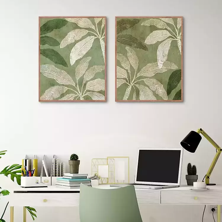 golden_palms_framed_canvas_art_prints_set_of__2.webp Golden Palms Framed Canvas Art Prints, Set of 2>Kirklands Home Discount