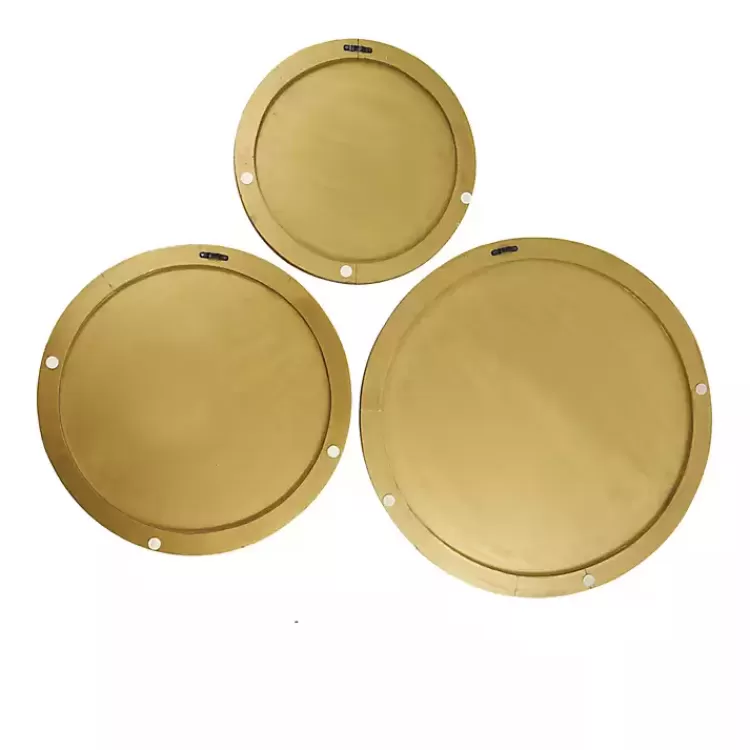golden_ribbed_sunburst_wall_plates_set_of__4.webp en Ribbed Sunburst Wall Plates, Set of 3>Kirklands Home Sale