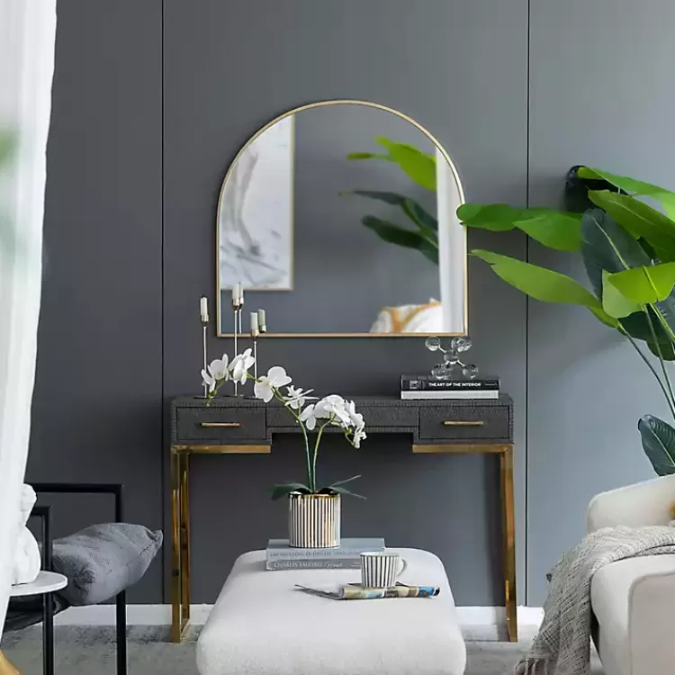 golden_wide_arched_wall_mirror_4.webp en Wide Arched Wall Mirror>Kirklands Home New