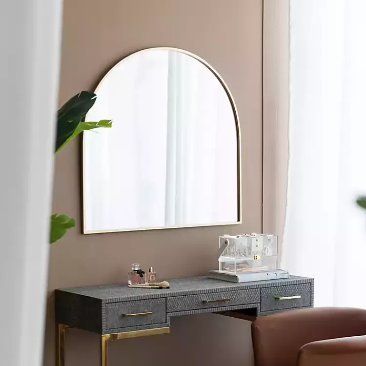 golden_wide_arched_wall_mirror_7.webp en Wide Arched Wall Mirror>Kirklands Home New