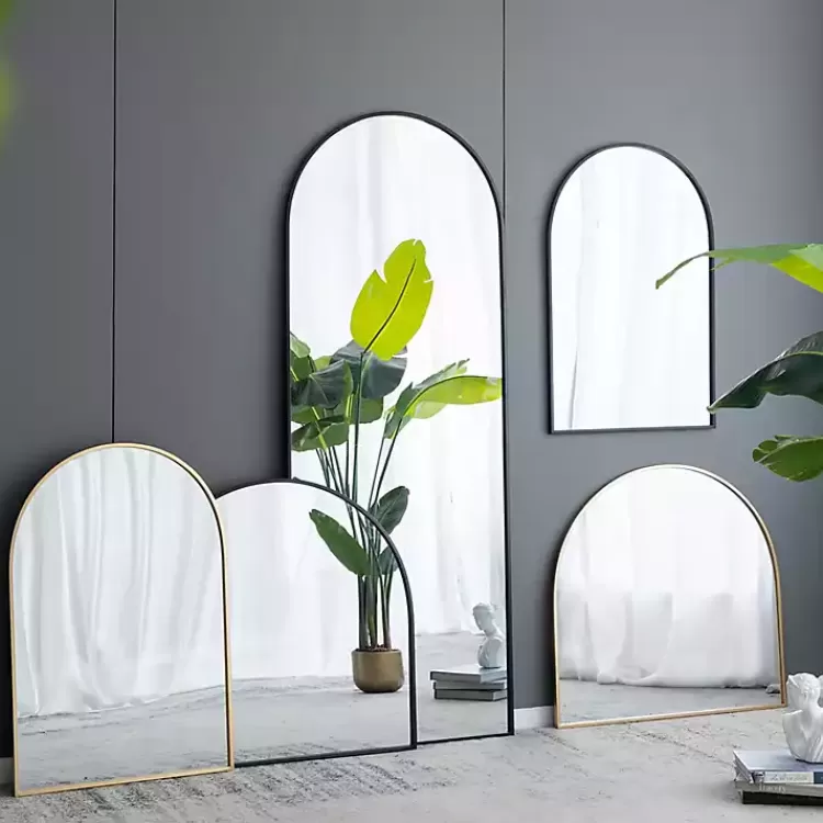 golden_wide_arched_wall_mirror_8.webp en Wide Arched Wall Mirror>Kirklands Home New