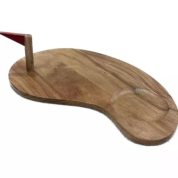 Golf Serving Board with Detachable Flag>Kirklands Home Outlet