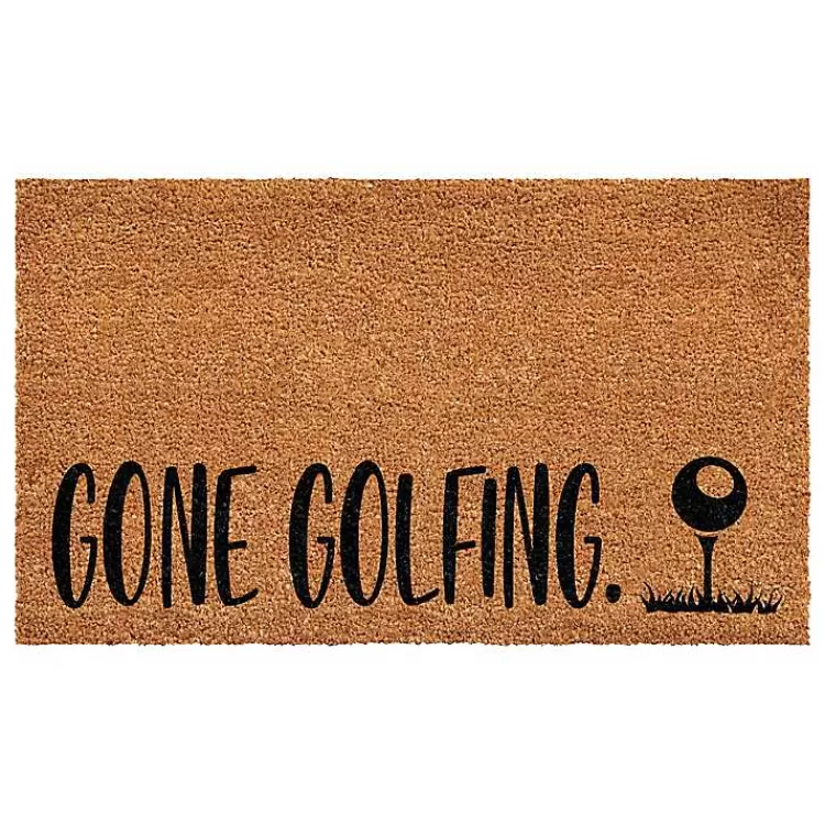 Gone Golfing Coir Doormat>Kirklands Home Clearance