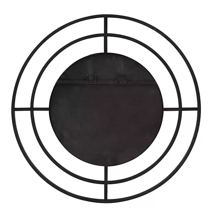 graphite_metal_bullseye_round_wall_mirror_3.webp Graphite Metal Bullseye Round Wall Mirror>Kirklands Home Clearance