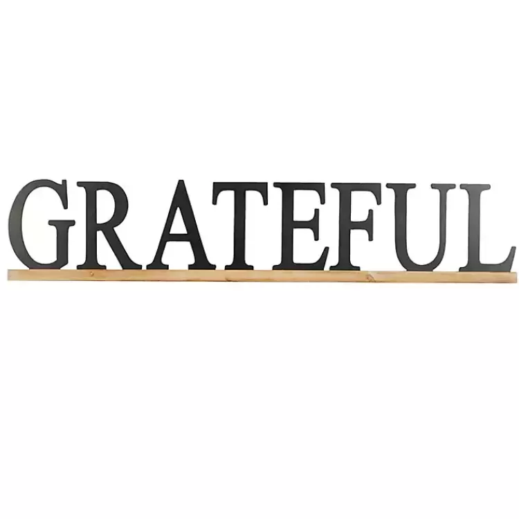 Grateful Wood Wall Plaque>Kirklands Home Outlet