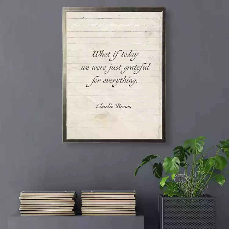 Grateful For Everything Wall Plaque>Kirklands Home Clearance
