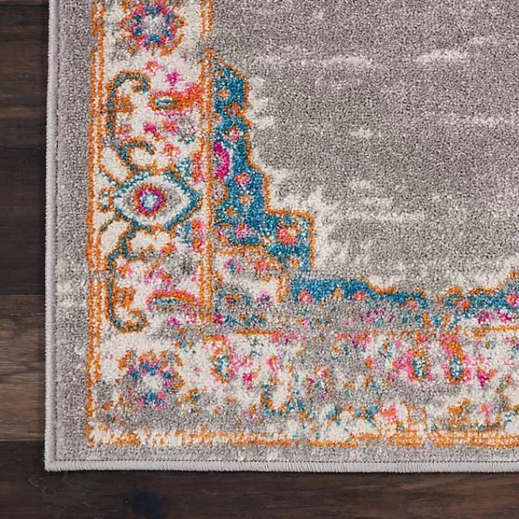gray__pink_central_motif_botanical_area_rug_x_3-2.webp Gray & Pink Central Motif Botanical Area Rug, 5x7>Kirklands Home Fashion