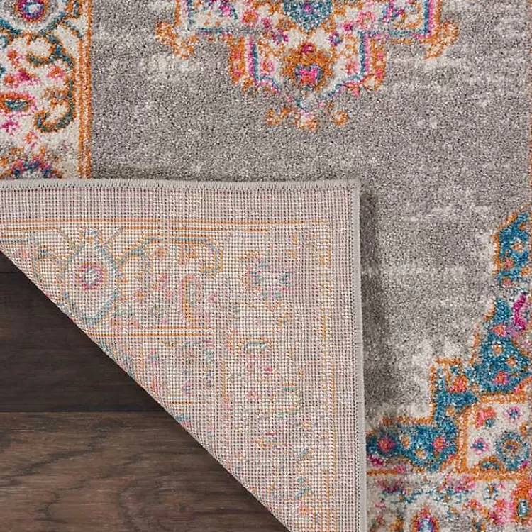 gray__pink_central_motif_botanical_runner_2.webp Gray & Pink Central Motif Botanical Runner>Kirklands Home Discount