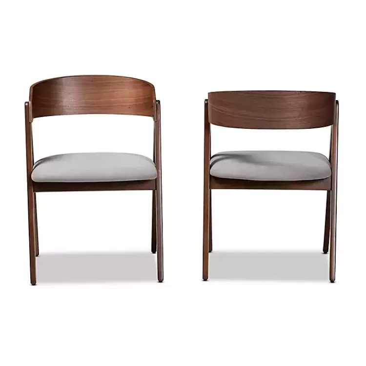 gray__walnut_danton_dining_chairs_set_of__2.webp & Walnut Danton Dining Chairs, Set of 2>Kirklands Home Best