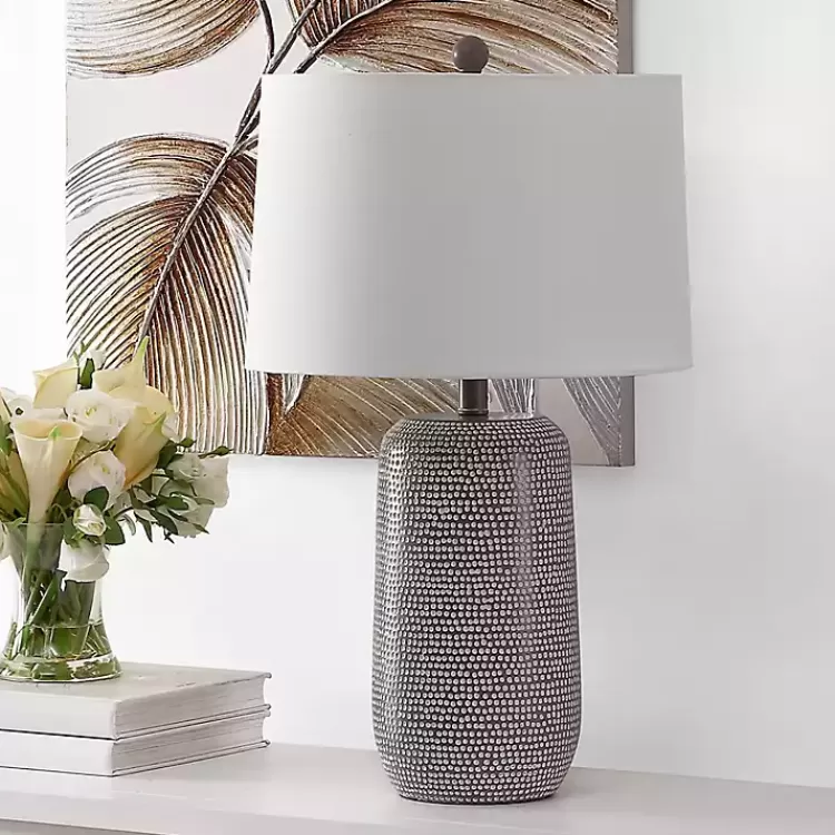 gray__white_dots_celvin_table_lamp_3.webp Gray & Dots Celvin Table Lamp>Kirklands Home Outlet