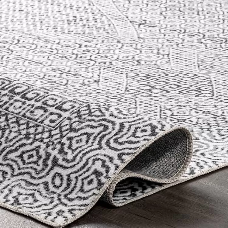 gray_abstract_pattern_washable_runner_4.webp Gray Abstract Pattern Washable Runner>Kirklands Home Best