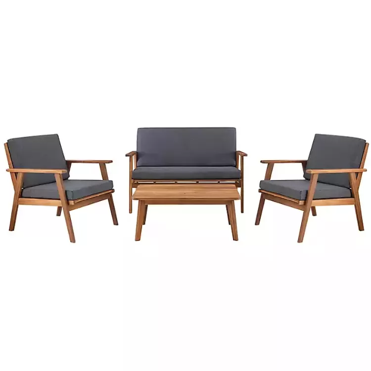 Acacia Wood 4-pc. Outdoor Living Set>Kirklands Home Discount