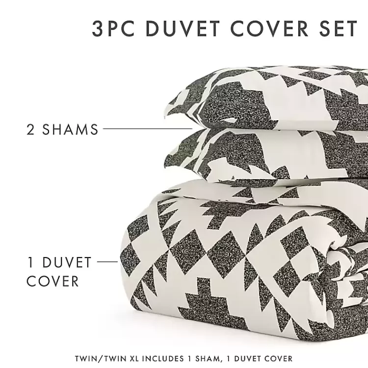 gray_adobe_diamond_pc_twin_duvet_cover_set_4.webp Gray Adobe Diamond 2-pc. Twin Duvet Cover Set>Kirklands Home Shop