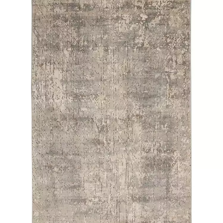 Gray and Beige Tally Textured Area Rug, 5x7>Kirklands Home Cheap
