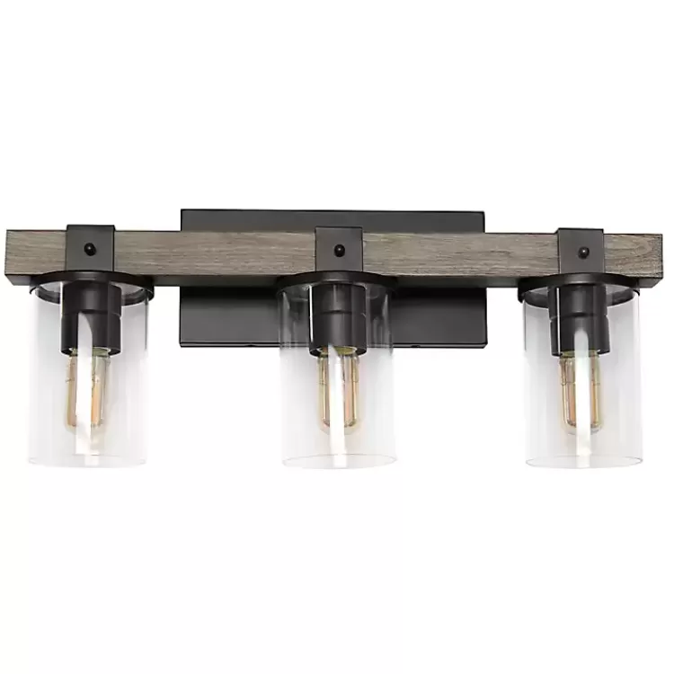and Black Glass Shade Vanity Light>Kirklands Home Discount