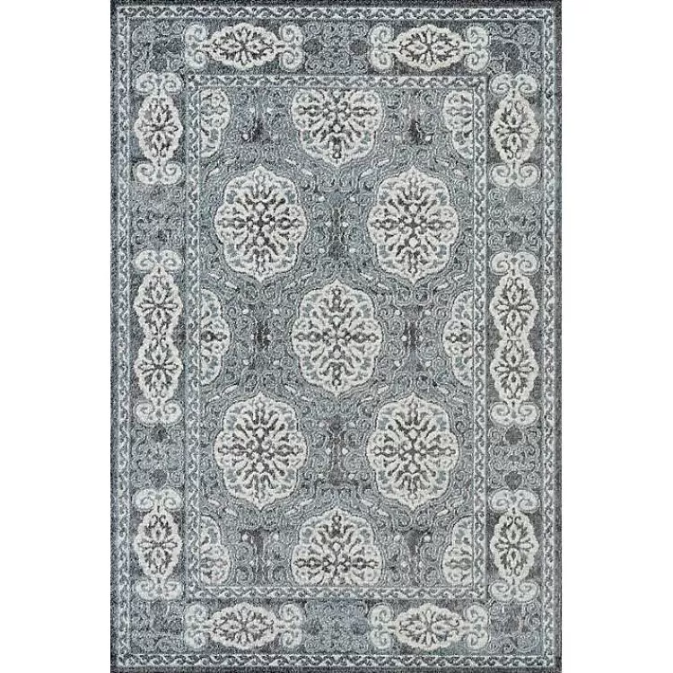 Gray and Blue Alex Area Rug, 5x7>Kirklands Home Discount