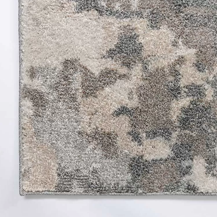 Gray and Cream Wray Modern Area Rug, 7x10>Kirklands Home Online