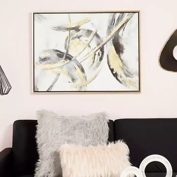 gray_and_gold_abstract_framed_canvas_art_print_2.webp Gray and Gold Abstract Framed Canvas Art Print>Kirklands Home Shop