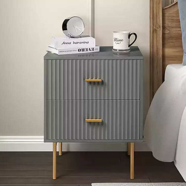 and Gold Modern Ceandro Nightstand>Kirklands Home Outlet