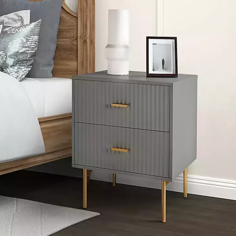 gray_and_gold_modern_ceandro_nightstand_2.webp and Gold Modern Ceandro Nightstand>Kirklands Home Outlet