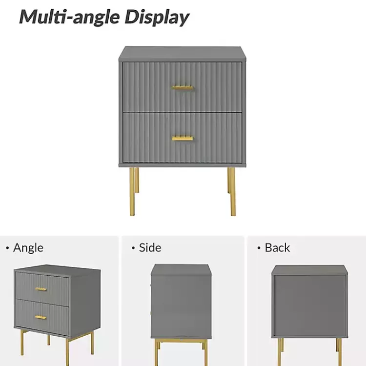 gray_and_gold_modern_ceandro_nightstand_3.webp and Gold Modern Ceandro Nightstand>Kirklands Home Outlet