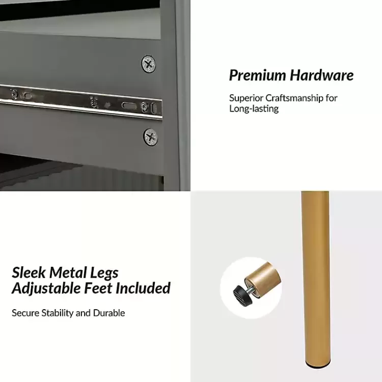 gray_and_gold_modern_ceandro_nightstand_6.webp and Gold Modern Ceandro Nightstand>Kirklands Home Outlet