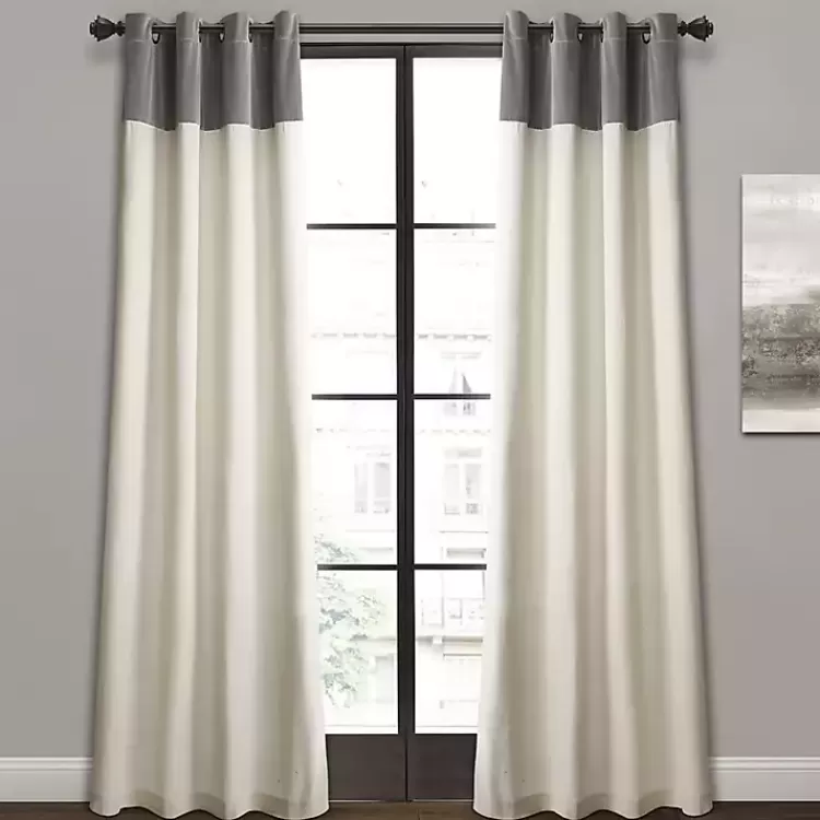 and Ivory Millie Curtain Panel Set, 84 in.>Kirklands Home Shop
