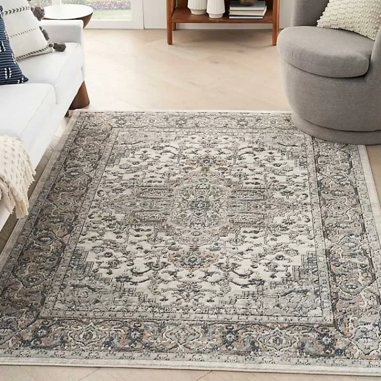 and Ivory Nadia Medallion Area Rug, 5x7>Kirklands Home Discount