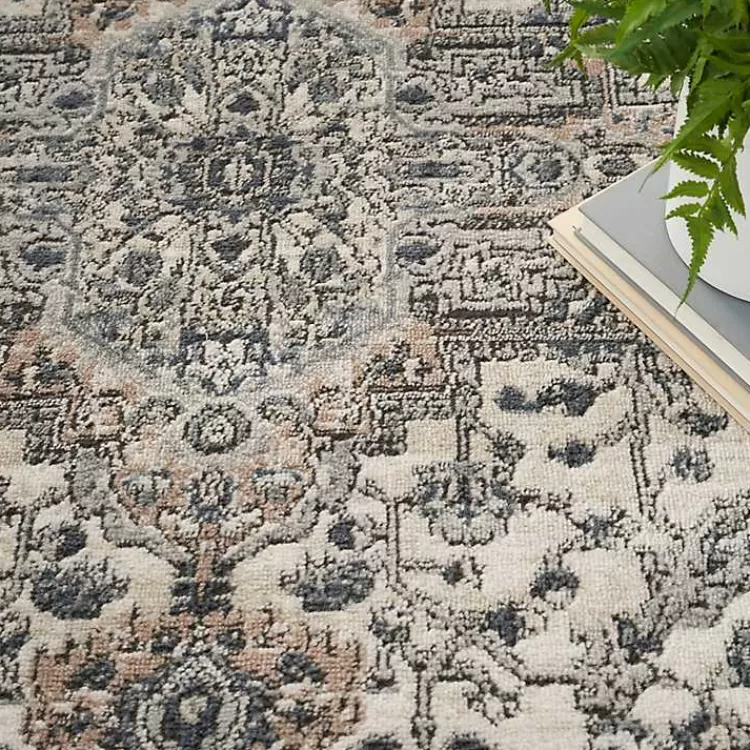 and Ivory Nadia Medallion Area Rug, 5x7>Kirklands Home Discount