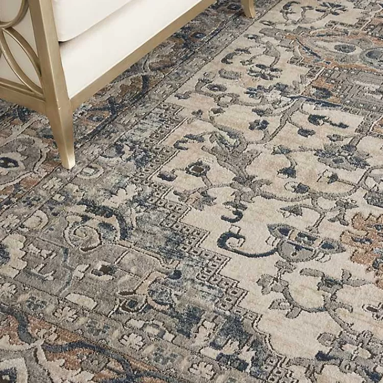 gray_and_ivory_nadia_medallion_area_rug_x_5.webp and Ivory Nadia Medallion Area Rug, 7x9>Kirklands Home Online