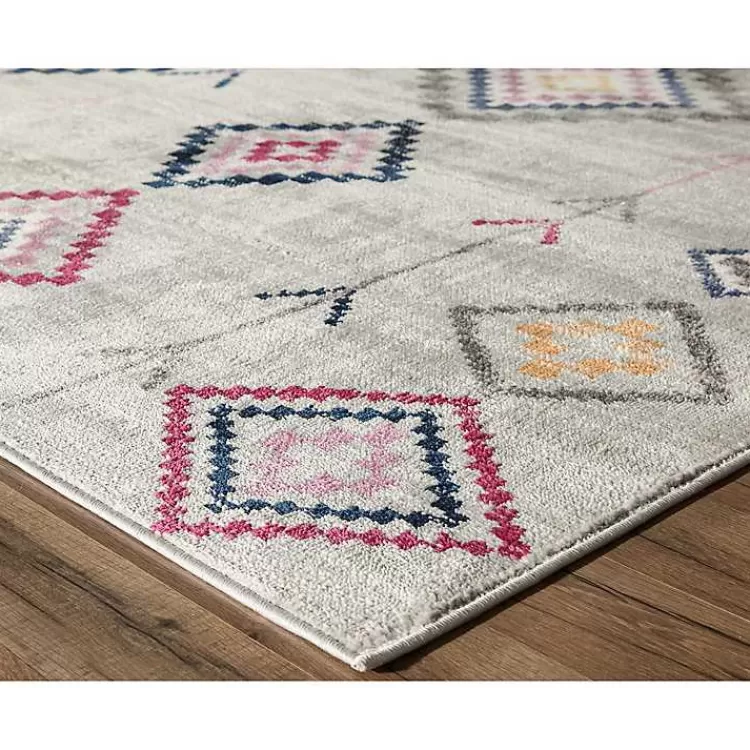 gray_and_multicolor_aztec_area_rug_x_2.webp and Multicolor Aztec Area Rug, 8x10>Kirklands Home Cheap