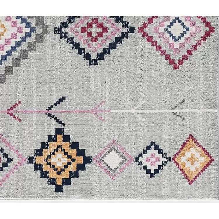 gray_and_multicolor_aztec_area_rug_x_4.webp and Multicolor Aztec Area Rug, 8x10>Kirklands Home Cheap