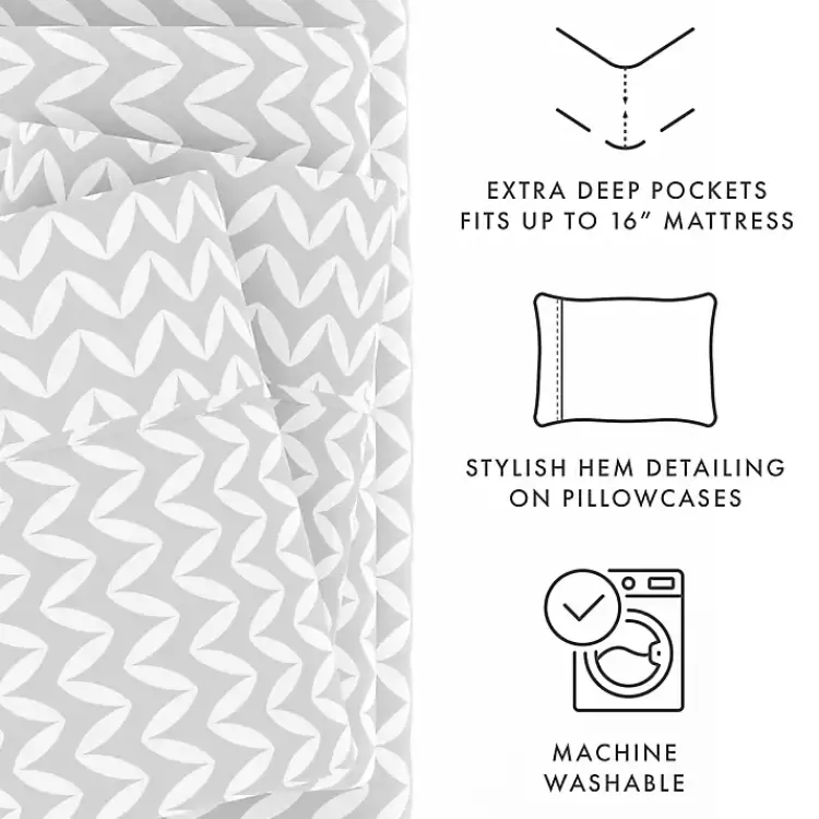 gray_and_white_chevron_pc_twin_sheet_set_5.webp Gray and White Chevron 3-pc. Twin Sheet Set>Kirklands Home Fashion