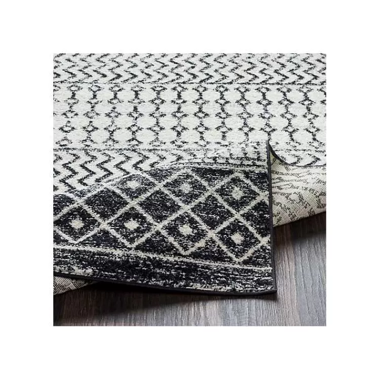 and White Moroccan Pattern Runner, 2x10>Kirklands Home Online