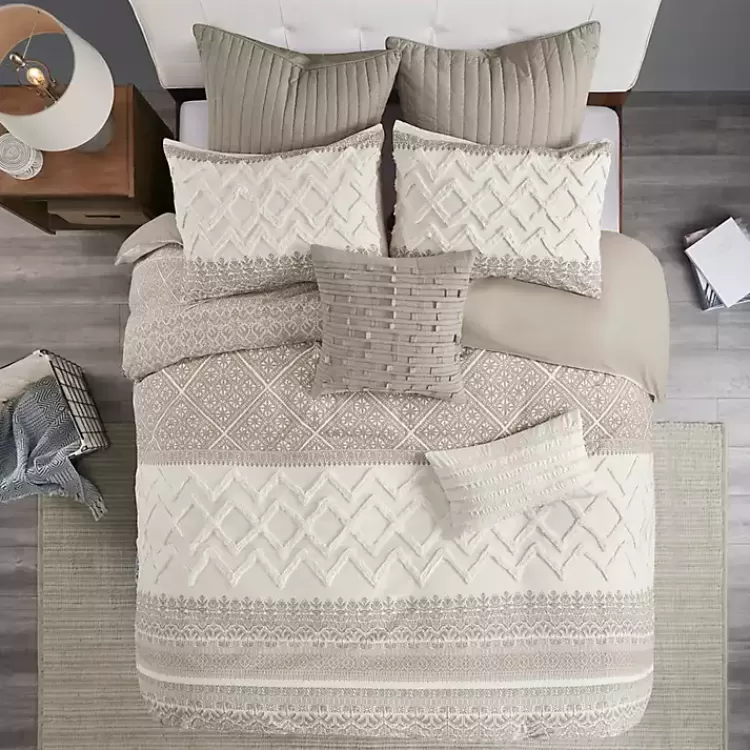 gray_and_white_pc_california_king_duvet_set_2.webp Gray and White 3-pc. California King Duvet Set>Kirklands Home Best
