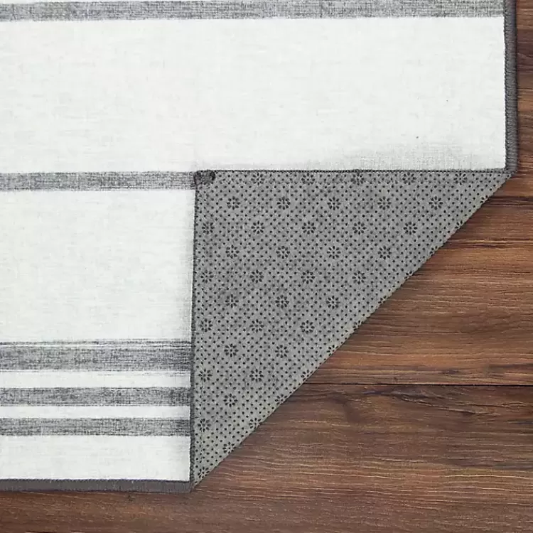 gray_and_white_stripe_washable_area_rug_x_3.webp Gray and White Stripe Washable Area Rug, 5x7>Kirklands Home Fashion