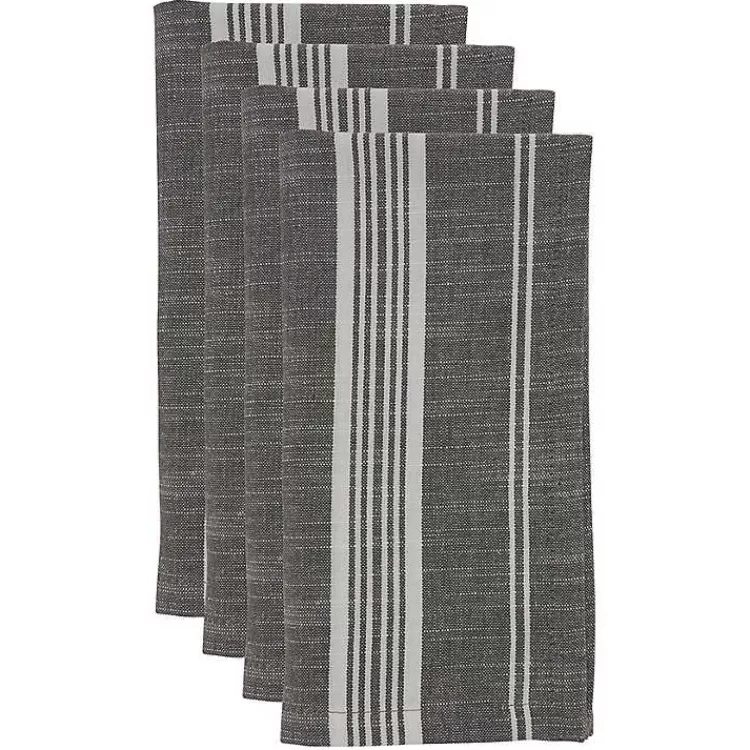 and White Striped Napkins, Set of 4>Kirklands Home Online