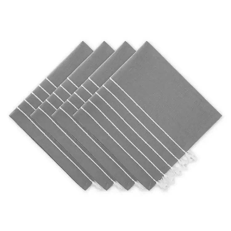and White Striped Napkins, Set of 4>Kirklands Home Online