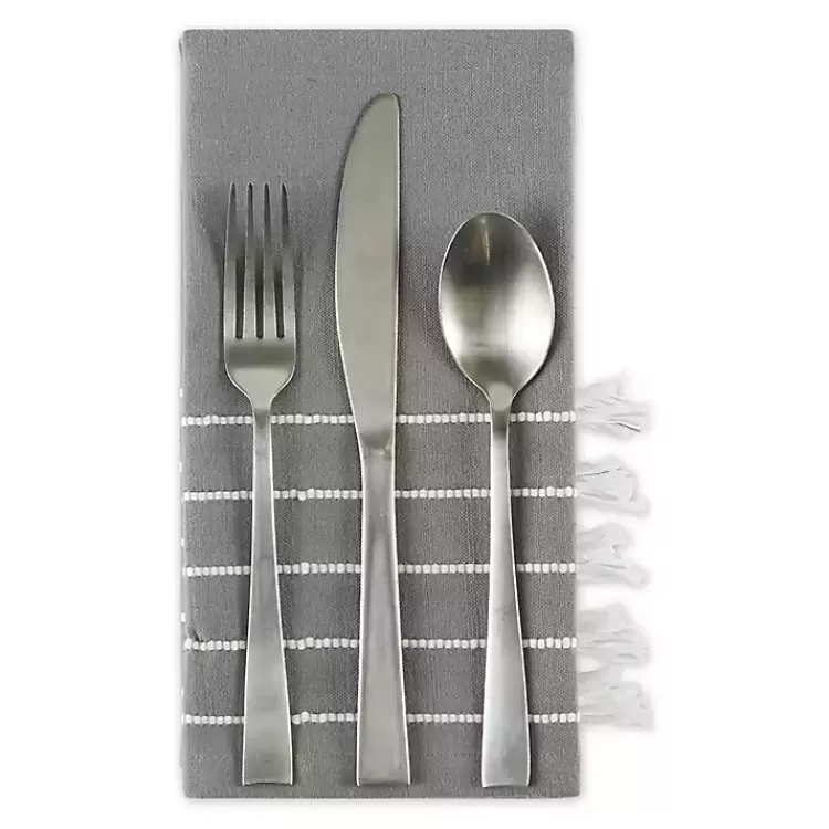 and White Striped Napkins, Set of 4>Kirklands Home Online