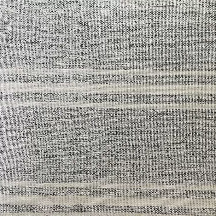 Gray and White Triple Stripe Outdoor Pillow>Kirklands Home Hot