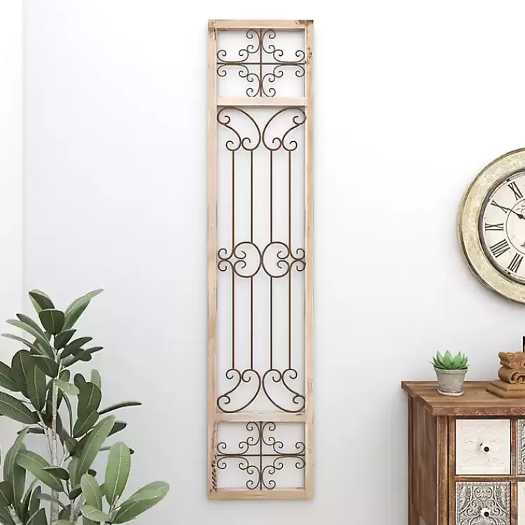 gray_angelic_scrollwork_panel_wall_plaque_10.webp Gray Angelic Scrollwork Panel Wall Plaque>Kirklands Home Flash Sale