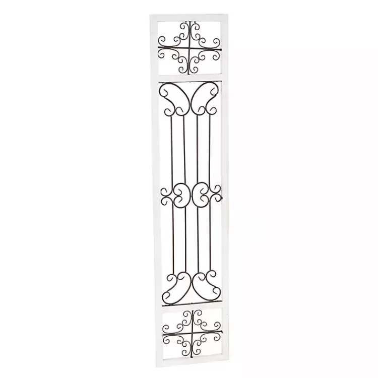 gray_angelic_scrollwork_panel_wall_plaque_4.webp Gray Angelic Scrollwork Panel Wall Plaque>Kirklands Home Flash Sale