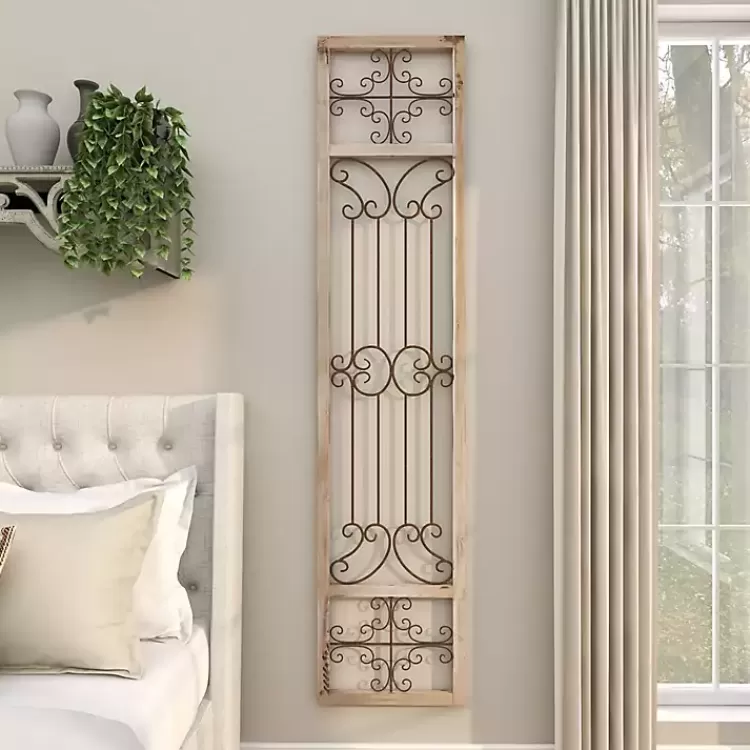 gray_angelic_scrollwork_panel_wall_plaque_9.webp Gray Angelic Scrollwork Panel Wall Plaque>Kirklands Home Flash Sale