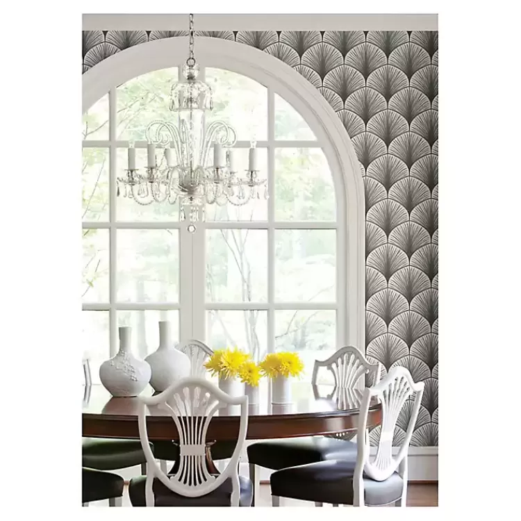 gray_art_deco_fans_peel__stick_wallpaper_2.webp Gray Art Deco Fans Peel & Stick Wallpaper>Kirklands Home Flash Sale