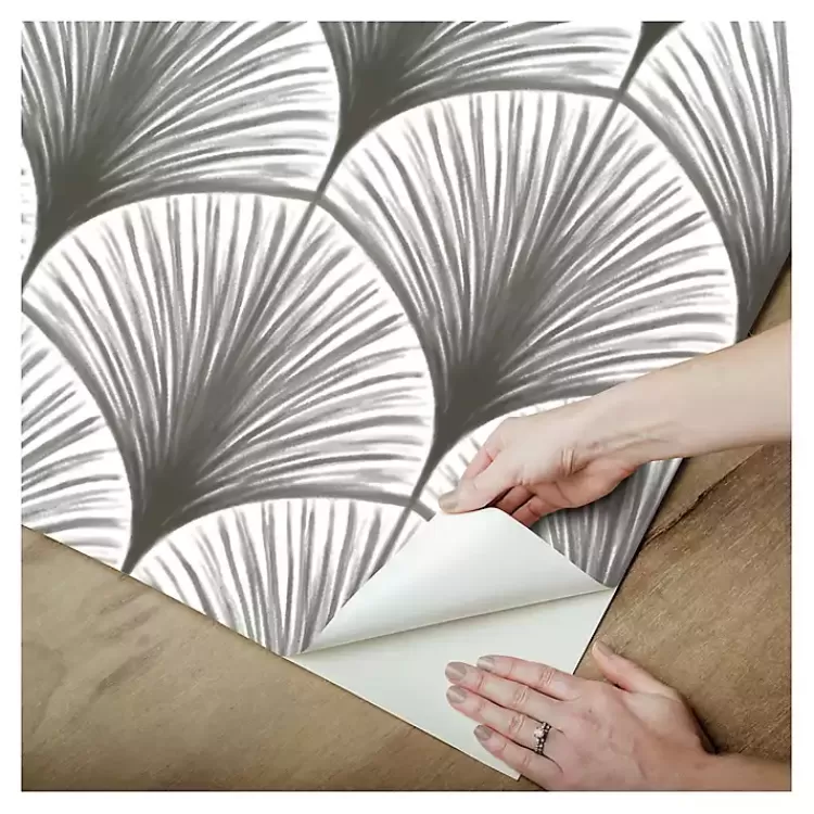 gray_art_deco_fans_peel__stick_wallpaper_6.webp Gray Art Deco Fans Peel & Stick Wallpaper>Kirklands Home Flash Sale