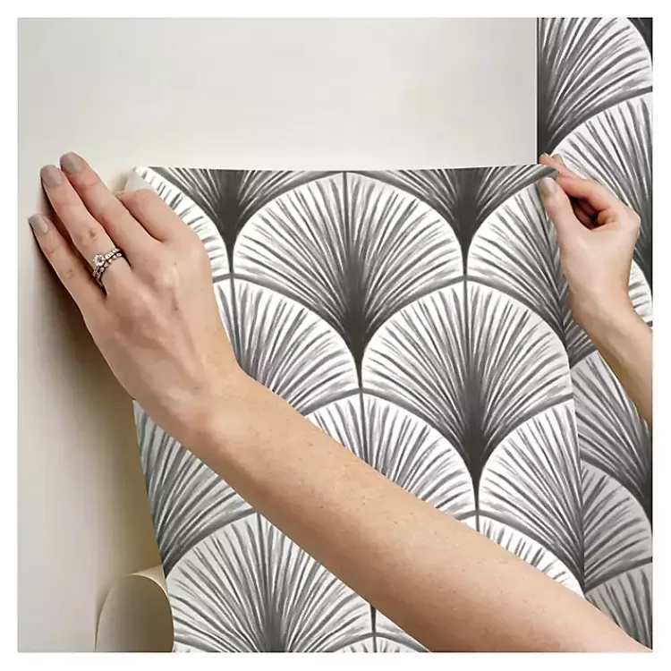 gray_art_deco_fans_peel__stick_wallpaper_7.webp Gray Art Deco Fans Peel & Stick Wallpaper>Kirklands Home Flash Sale