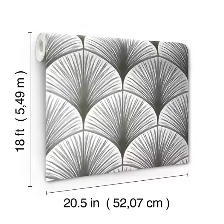 gray_art_deco_fans_peel__stick_wallpaper_8.webp Gray Art Deco Fans Peel & Stick Wallpaper>Kirklands Home Flash Sale