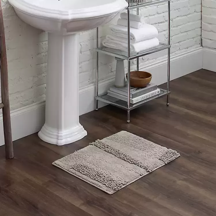 Asymmetrical Cotton Bath Mat, 34 in.>Kirklands Home Clearance