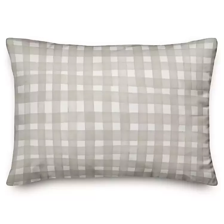 Basket Weave Outdoor Lumbar Pillow>Kirklands Home Store