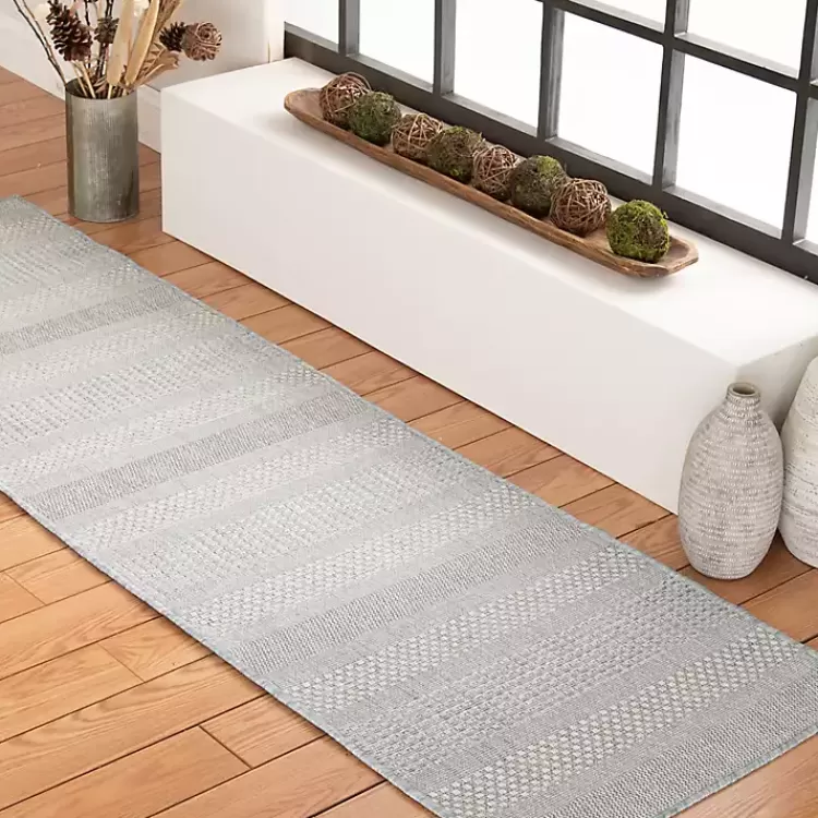 gray_blue_elletta_indooroutdoor_area_rug_x_6.webp Blue Elletta Indoor/Outdoor Area Rug, 2x7>Kirklands Home Outlet